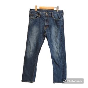 LEVIS 504 Regular Fit Dark Wash Jeans Size 34/30